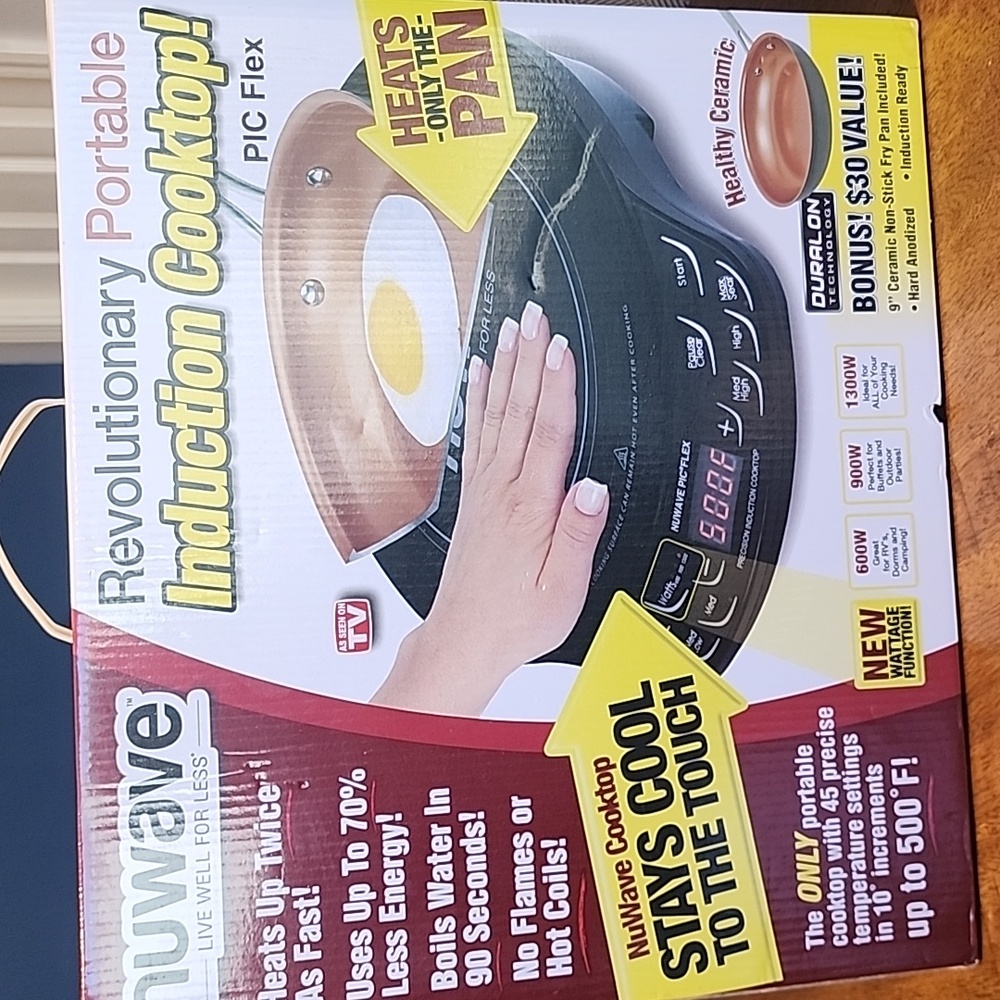 Portable Induction Cooktop - Black